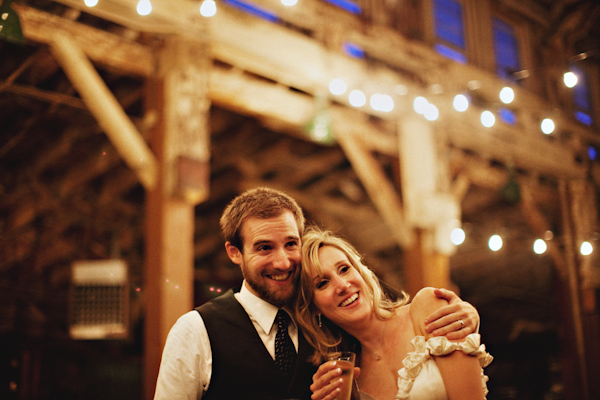 reception sodo park, seattle wa - the happy couple - photo by Seattle based wedding photographer Sean Flanigan